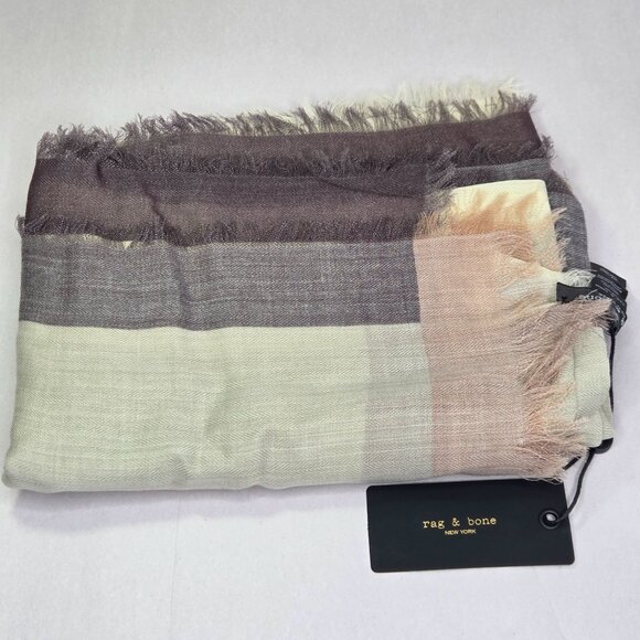 NWT rag + bone Women's Astrid Scarf Oatmeal - Picture 1 of 2